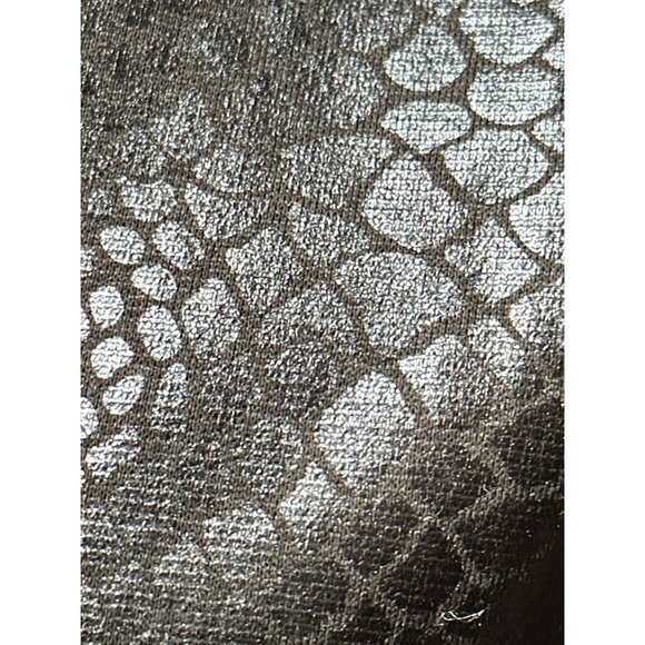 Philosophy Metallic Snake Print Leggings Medium Polyester/Viscose Blend - Picture 7 of 7